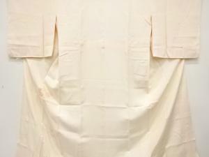 雪輪に牡丹・梅・桜模様　刺繍　長襦袢